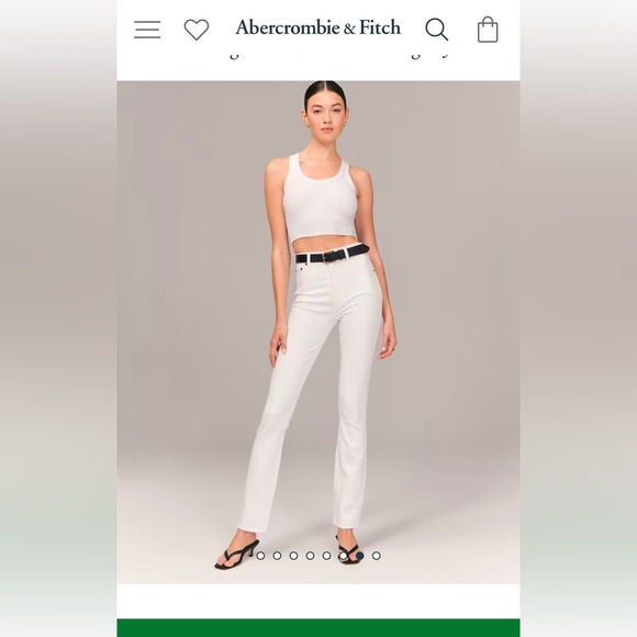 Abercrombie white jeans - Picture 1 of 7